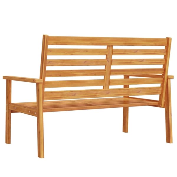 vidaXL Hagebenk 120 cm heltre akasie