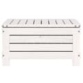 Miniatyrbilde 5 av 10: vidaXL Hagefotskammel hvit 62x63,5x32 cm heltre furu