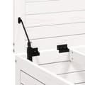 Miniatyrbilde 8 av 10: vidaXL Hagefotskammel hvit 62x63,5x32 cm heltre furu
