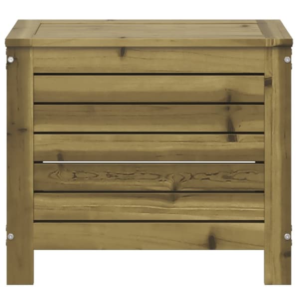 vidaXL Hagefotskammel 62x31,5x52 cm impregnert furu