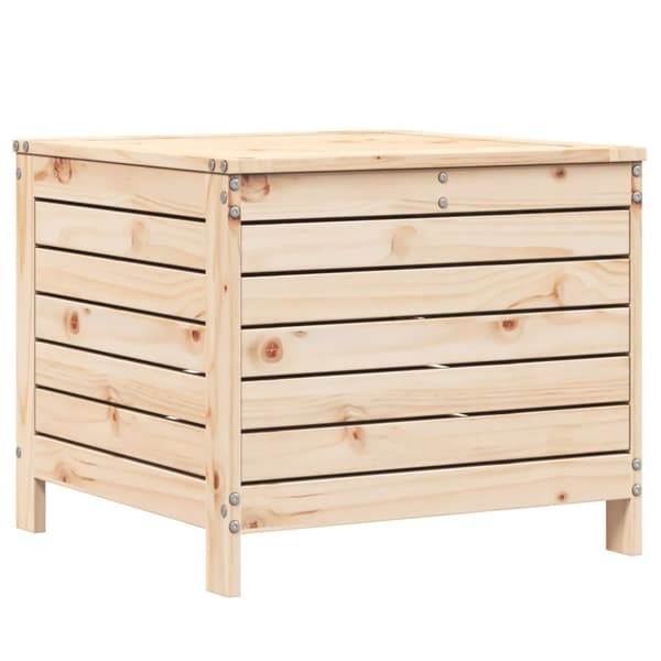 vidaXL Trädgårdspall 62x63,5x53,5 cm massiv furu