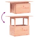 Miniatyrbilde 8 av 11: vidaXL Hagebord 100x50x75 cm heltre douglasgran