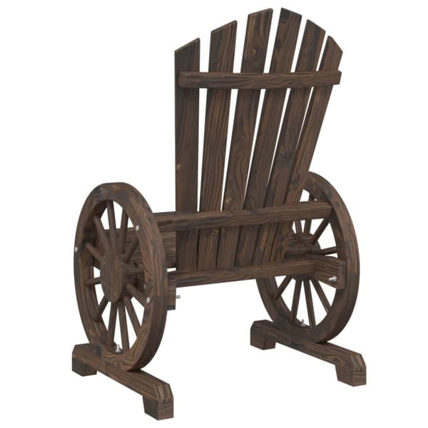 vidaXL Adirondack-havestole 4 stk. massivt grantræ