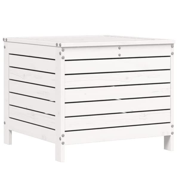 vidaXL Ulkorahi valkoinen 62x63,5x53,5 cm täysi mänty