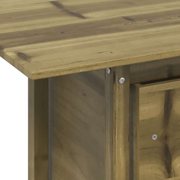 vidaXL havebord 100x50x75 cm imprægneret fyrretræ