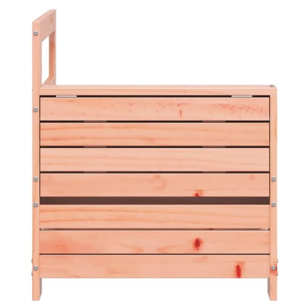 vidaXL Hagesofa med armlene og sidebord heltre douglasgran
