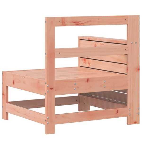 vidaXL Hagesofa med armlene og sidebord heltre douglasgran