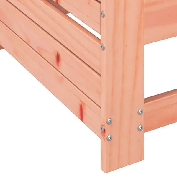 vidaXL Hagesofa med armlene og sidebord heltre douglasgran