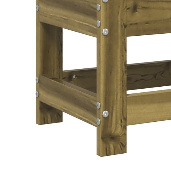 vidaXL haveskammel 62x30x32 cm imprægneret fyrretræ