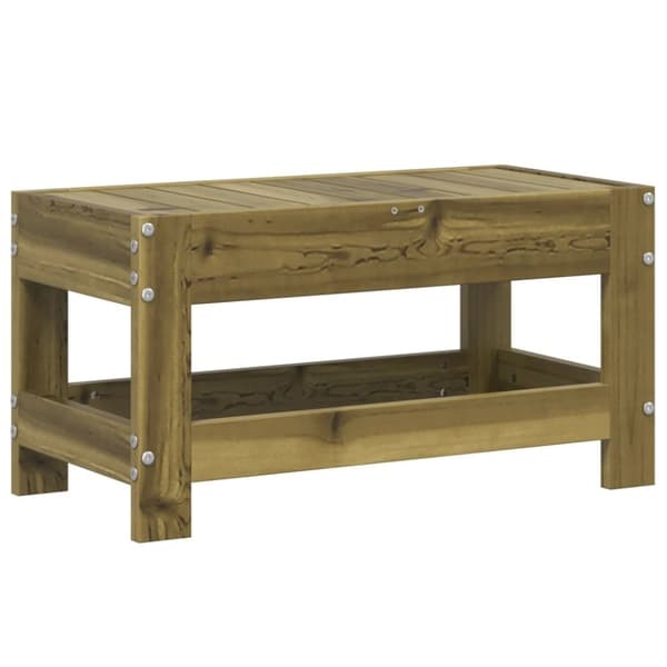 vidaXL haveskammel 62x30x32 cm imprægneret fyrretræ