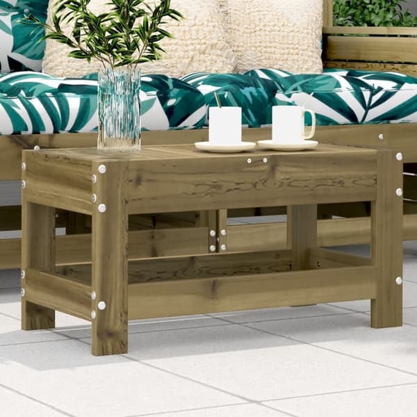 vidaXL haveskammel 62x30x32 cm imprægneret fyrretræ