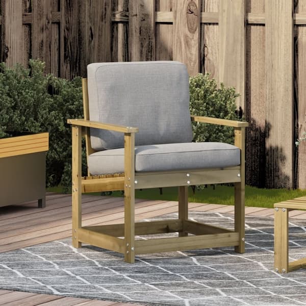 vidaXL Hagestol 62x56x77 cm impregnert furu