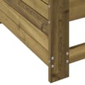 Miniatyrbillede 7 af 9: vidaXL sofamodul med armlæn 69x62x70,5 cm imprægneret fyrretræ