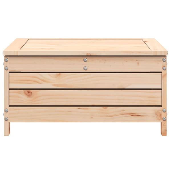 vidaXL Hagefotskammel 62x63,5x32 cm heltre furu