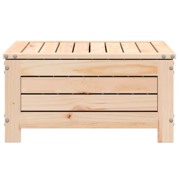 vidaXL Hagefotskammel 62x63,5x32 cm heltre furu