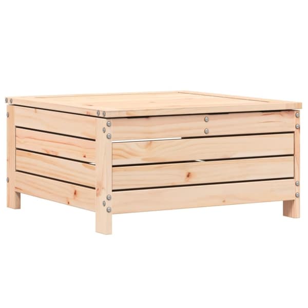 vidaXL Hagefotskammel 62x63,5x32 cm heltre furu