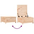 Miniatyrbilde 7 av 10: vidaXL Hagefotskammel 62x63,5x32 cm heltre furu