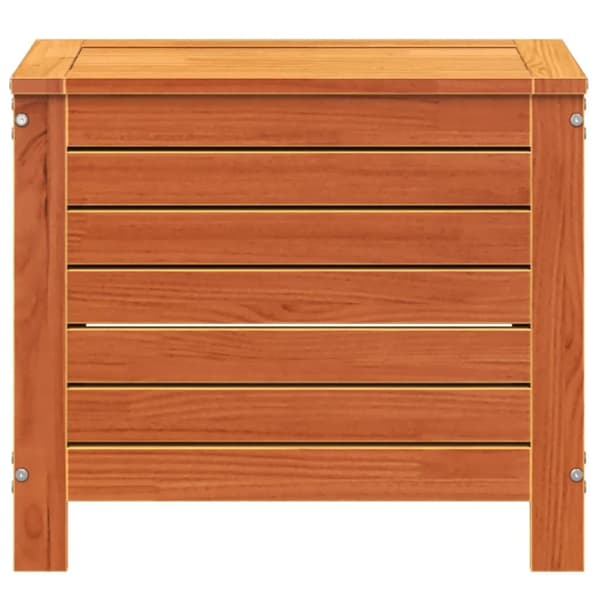 vidaXL Hagefotskammel voksbrun 62x31,5x52 cm heltre furu