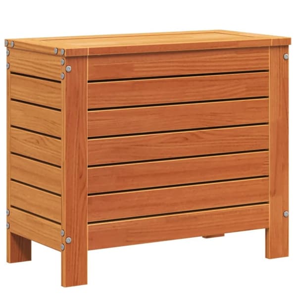 vidaXL Ulkorahi vahanruskea 62x31,5x52 cm täysi mänty