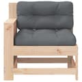 Miniatyrbilde 4 av 10: vidaXL Hagesofa med armlene og pute heltre furu