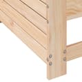 Miniatyrbilde 7 av 10: vidaXL Hagesofa med armlene og pute heltre furu