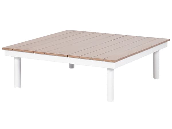 Soffgrupp 5-sits Soffbord Beige tyg Polyesterdyna Medelfast Utomhus Modern stil Trädgård