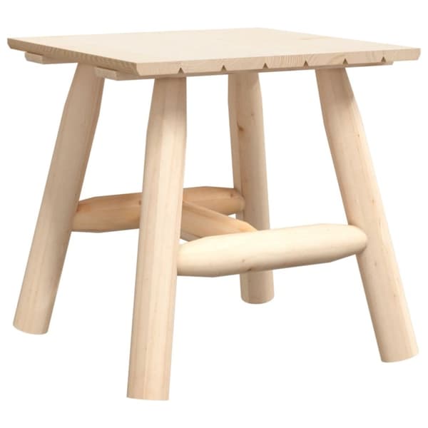vidaXL sidebord 49x49x50 cm massivt grantræ -  Enheder til udendørs modulsofa