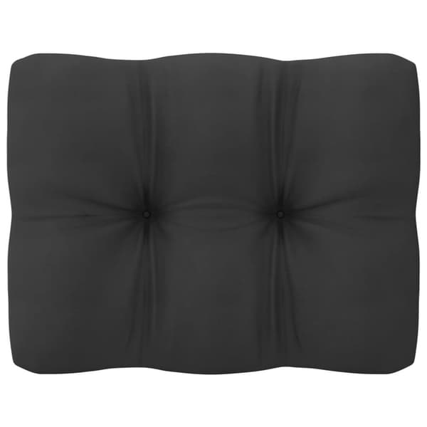 vidaXL 2-personers havesofa m. hynder massivt fyrretræ hvid - Enheder til udendørs modulsofa