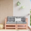 Miniatyrbillede 1 af 11: vidaXL hjørnemoduler til sofa 2 stk. med hynder massivt douglasgran -  Enheder til udendørs modulsofa