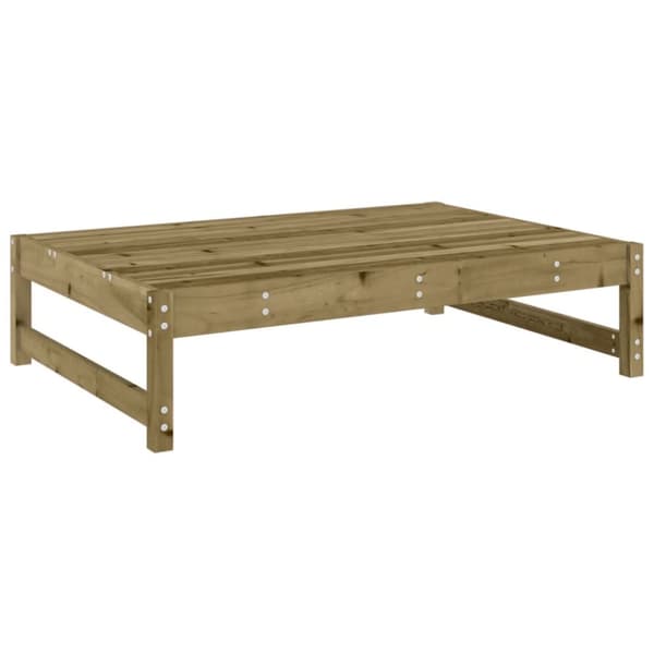 vidaXL Fotpall för trädgården 120x80 cm massiv furu -  Moduler till utomhussoffa