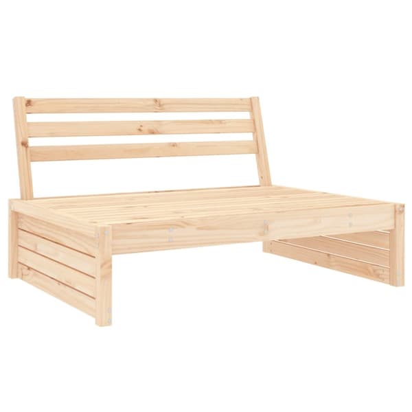vidaXL Mittensoffa 120x80 cm massiv furu -  Moduler till utomhussoffa