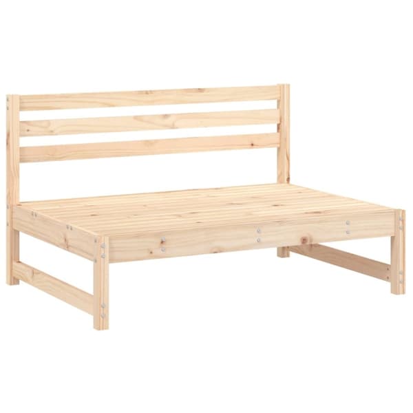 vidaXL midtermodul til sofa 120x80 cm massivt fyrretræ -  Enheder til udendørs modulsofa