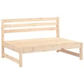 Miniatyrbillede 3 af 8: vidaXL midtermodul til havesofa 120x80 cm massivt fyrretræ -  Enheder til udendørs modulsofa