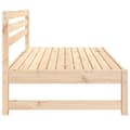 Miniatyrbillede 5 af 8: vidaXL midtermodul til havesofa 120x80 cm massivt fyrretræ -  Enheder til udendørs modulsofa
