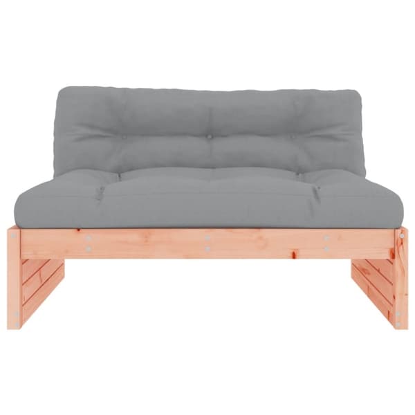 The Living Store Mittensoffa 120x80 cm massivt douglasträ - Moduler till utomhussoffa