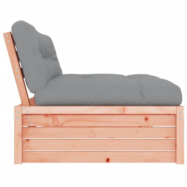 The Living Store Mittensoffa 120x80 cm massivt douglasträ - Moduler till utomhussoffa