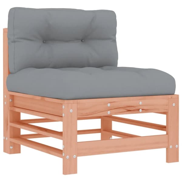 The Living Store midtermodul med hynder massivt douglasgran -  Enheder til udendørs modulsofa