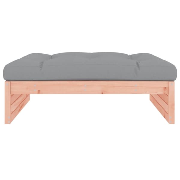 The Living Store Fotpall för trädgården 120x80 cm massivt douglasträ -  Moduler till utomhussoffa