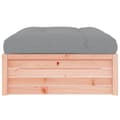 Miniatyrbild 5 av 10: The Living Store Fotpall för trädgården 120x80 cm massivt douglasträ -  Moduler till utomhussoffa