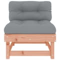 Miniatyrbillede 6 af 11: The Living Store midtermoduler til havesofa 2 stk. med hynder massivt fyrretræ -  Enheder til udendørs modulsofa