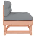 Miniatyrbillede 7 af 11: The Living Store midtermoduler til havesofa 2 stk. med hynder massivt fyrretræ -  Enheder til udendørs modulsofa