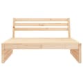 Miniatyrbillede 4 af 8: The Living Store midtermodul til havesofa 120x80 cm massivt fyrretræ -  Enheder til udendørs modulsofa