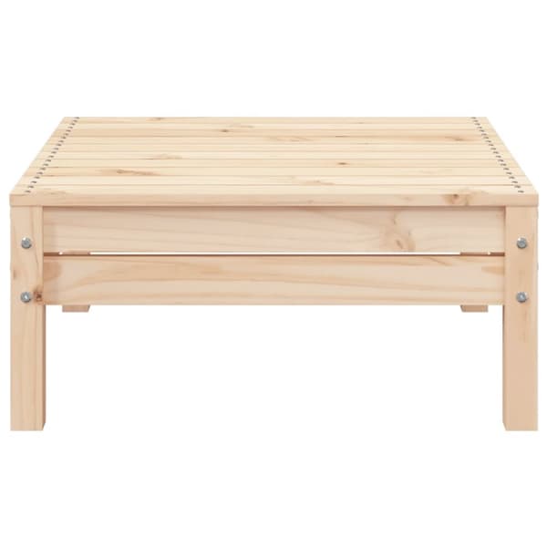 The Living Store Fotpall för trädgården massiv furu - Moduler till utomhussoffa