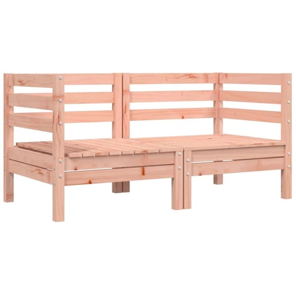 The Living Store hjørnemoduler 2 stk. til havesofa m. hynder massivt douglasgran -  Enheder til udendørs modulsofa