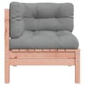 Miniatyrbillede 8 af 10: The Living Store hjørnemoduler 2 stk. til havesofa m. hynder massivt douglasgran -  Enheder til udendørs modulsofa