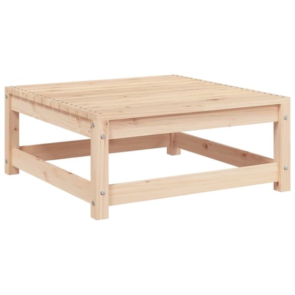 The Living Store haveskammel 70x70x30 cm massivt fyrretræ -  Enheder til udendørs modulsofa
