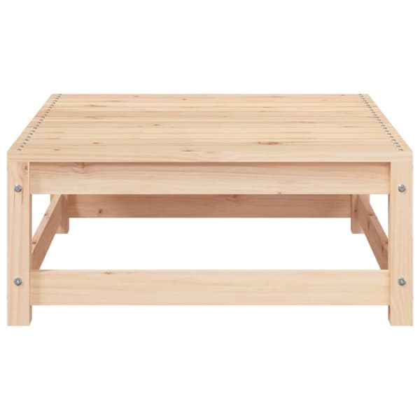 The Living Store haveskammel 70x70x30 cm massivt fyrretræ -  Enheder til udendørs modulsofa