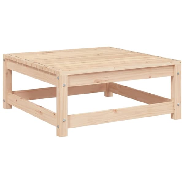 The Living Store haveskammel 70x70x30 cm massivt fyrretræ -  Enheder til udendørs modulsofa