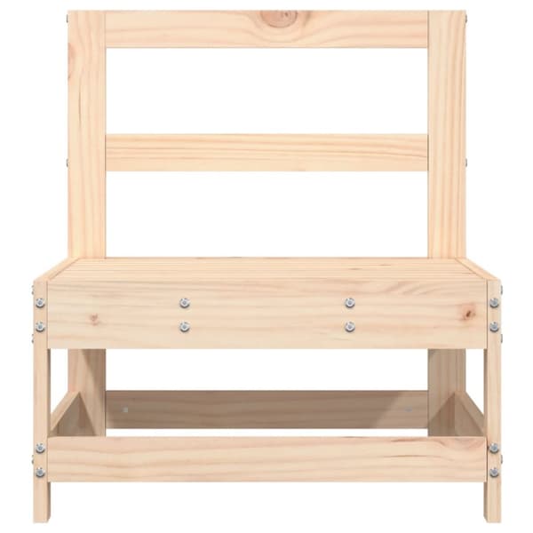 The Living Store Mittensoffa massiv furu - Moduler till utomhussoffa