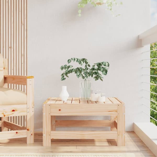The Living Store haveskammel massivt fyrretræ -  Enheder til udendørs modulsofa